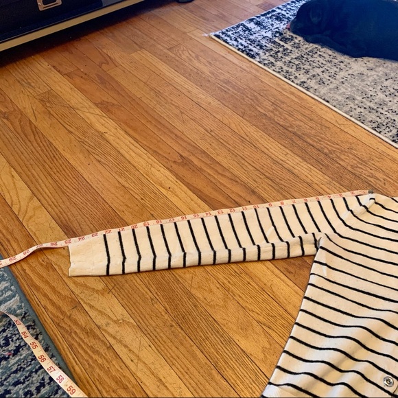 Small TALL Black & Ivory Cashmere Blend Cardigan - Picture 10 of 11